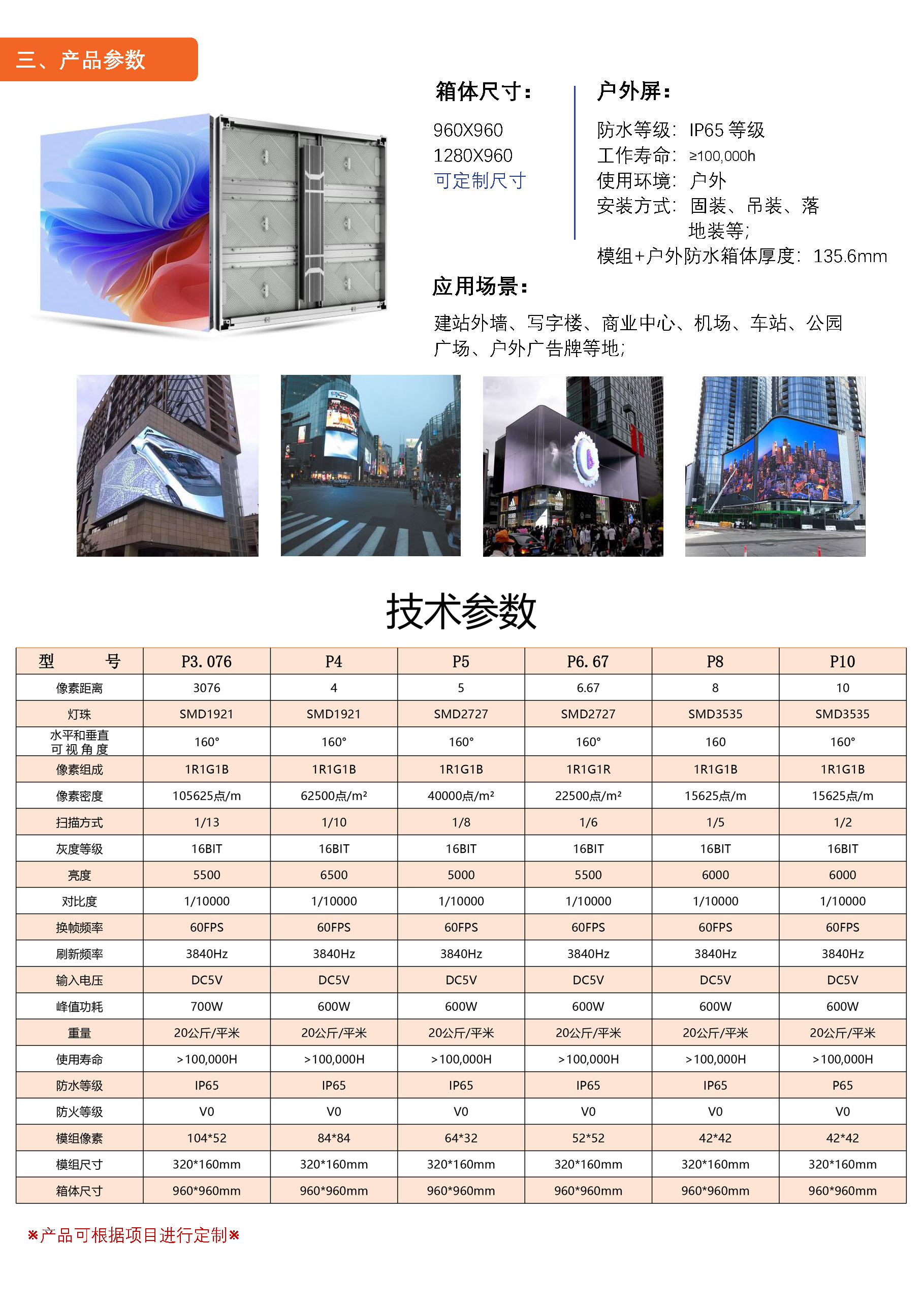 户外节能LED显示屏