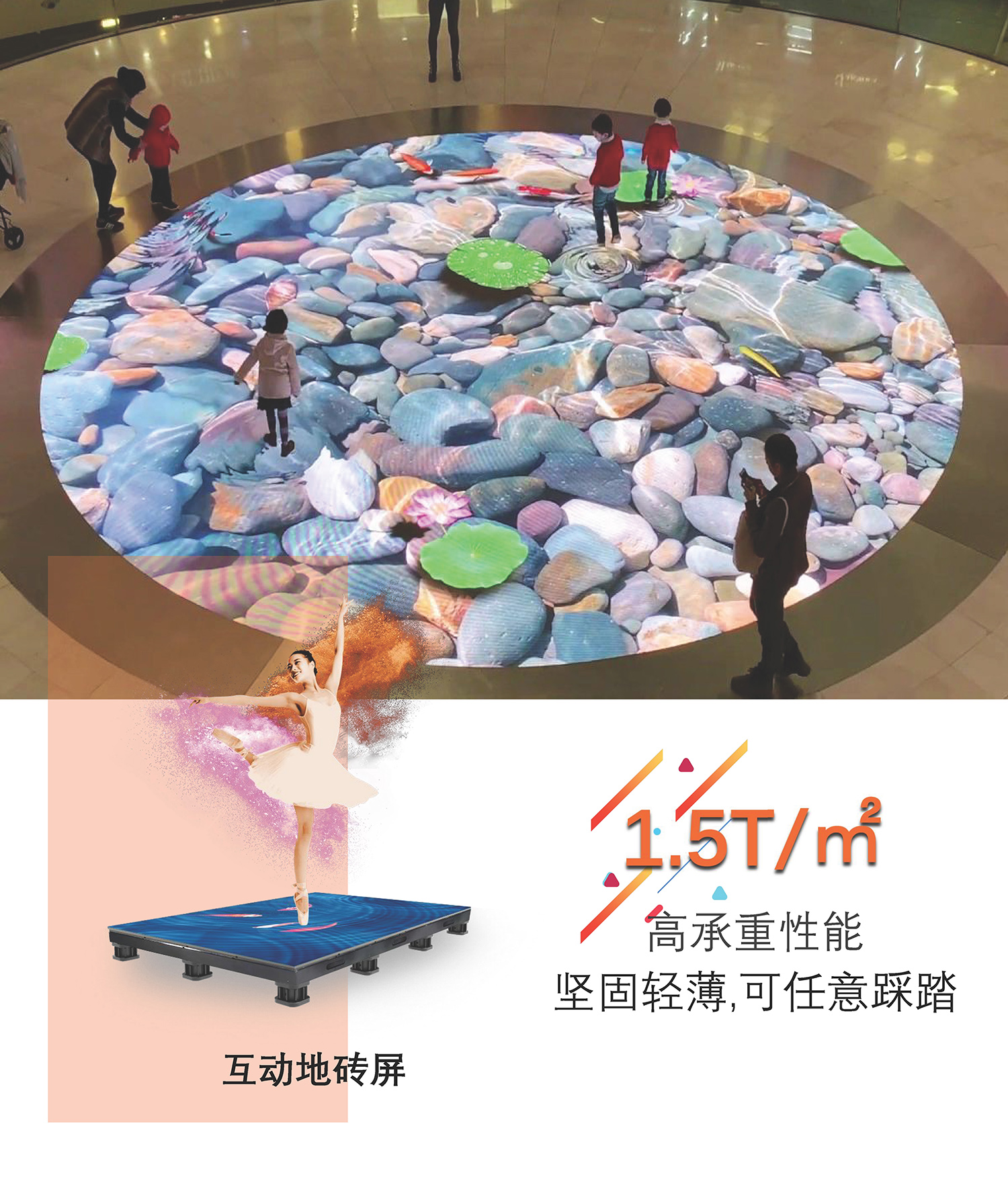 LED互动地砖屏