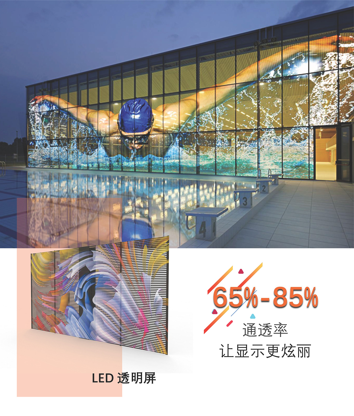 LED球型透明屏