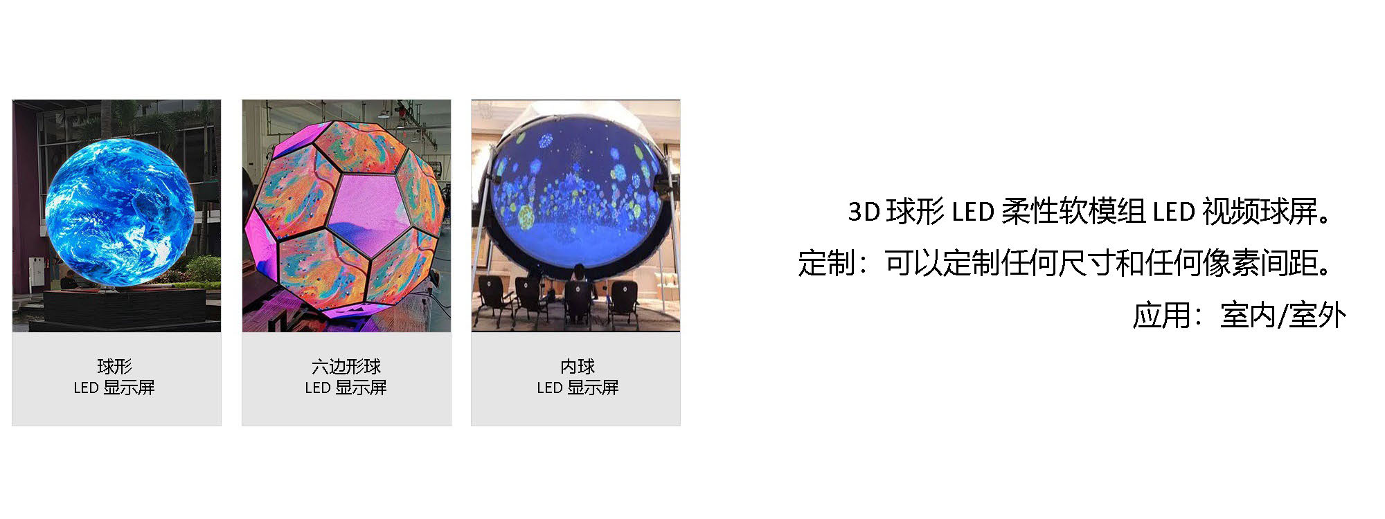 LED户外球形屏