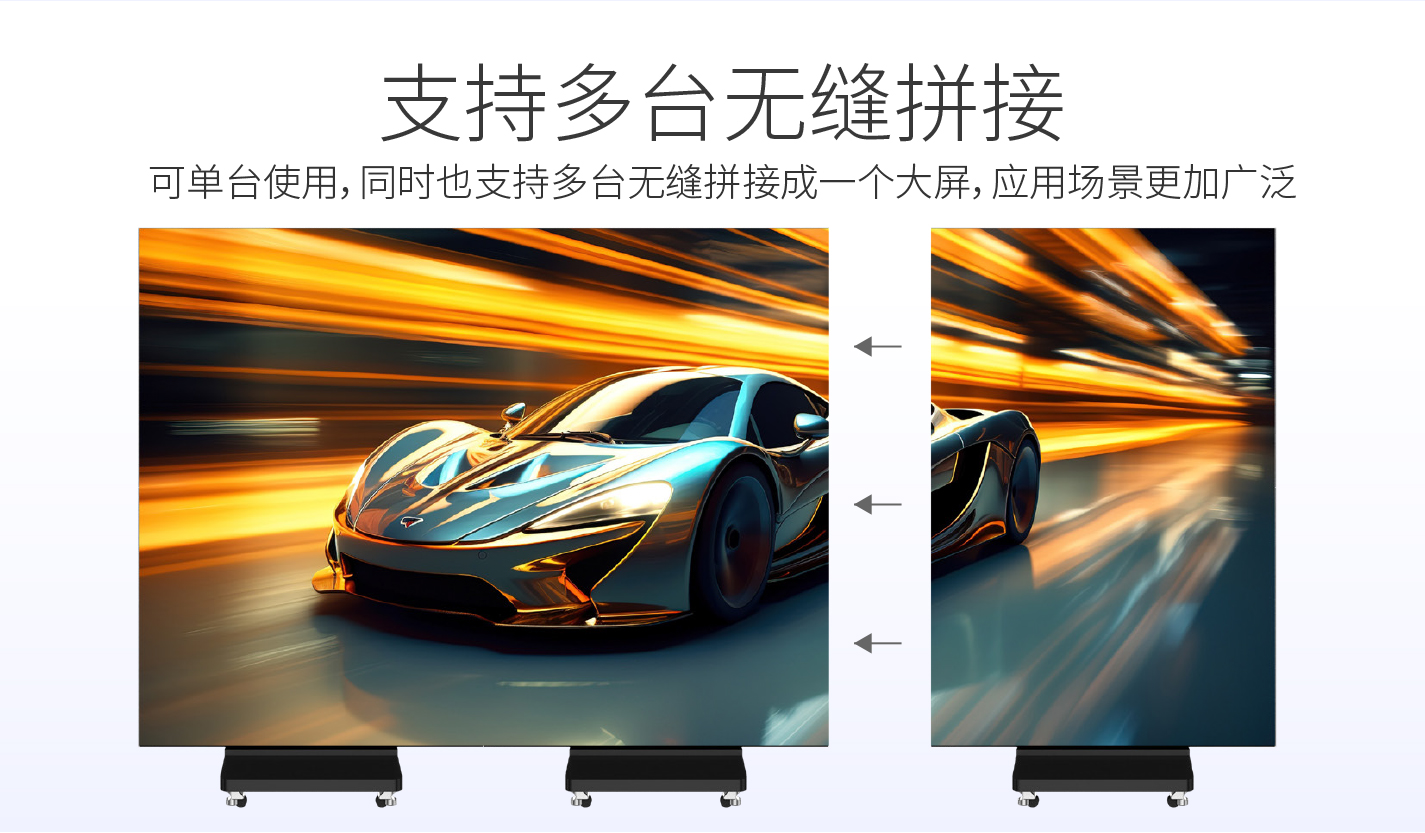 三折叠(双面)LED海报屏